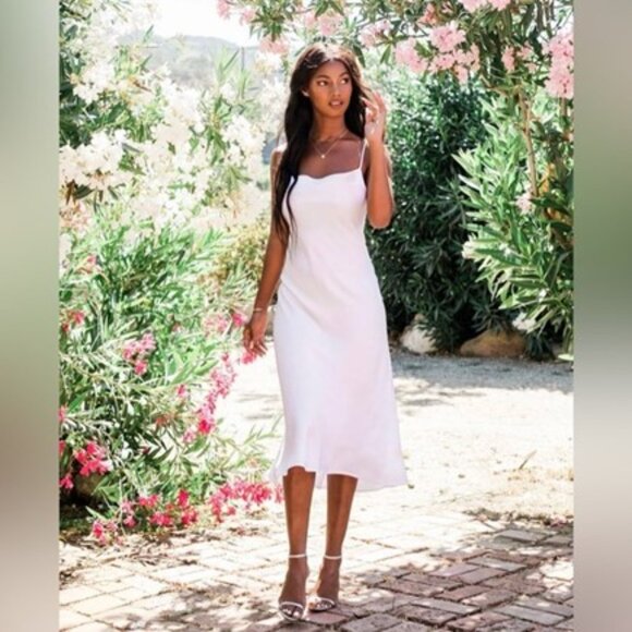 RESA Berri Slip Dress in Ivory Wedding Dress - Picture 1 of 6
